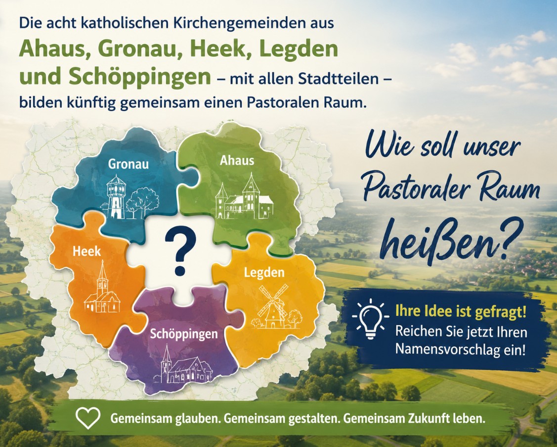 Unser Pastoraler Raum sucht einen Namen